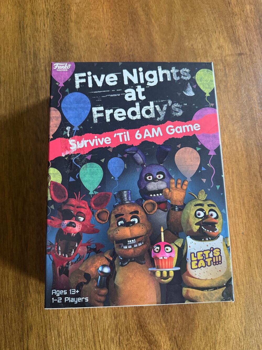 Five Nights at Freddy’s Survive Til 6AM Funko Board Game Complete FNAF